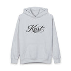 Kost Script Hoodie — Minimalist Script Pullover Hoodie