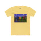 KOST Minecraft-Style Graphic Tee — Colorful Block Letter Landscape Shirt