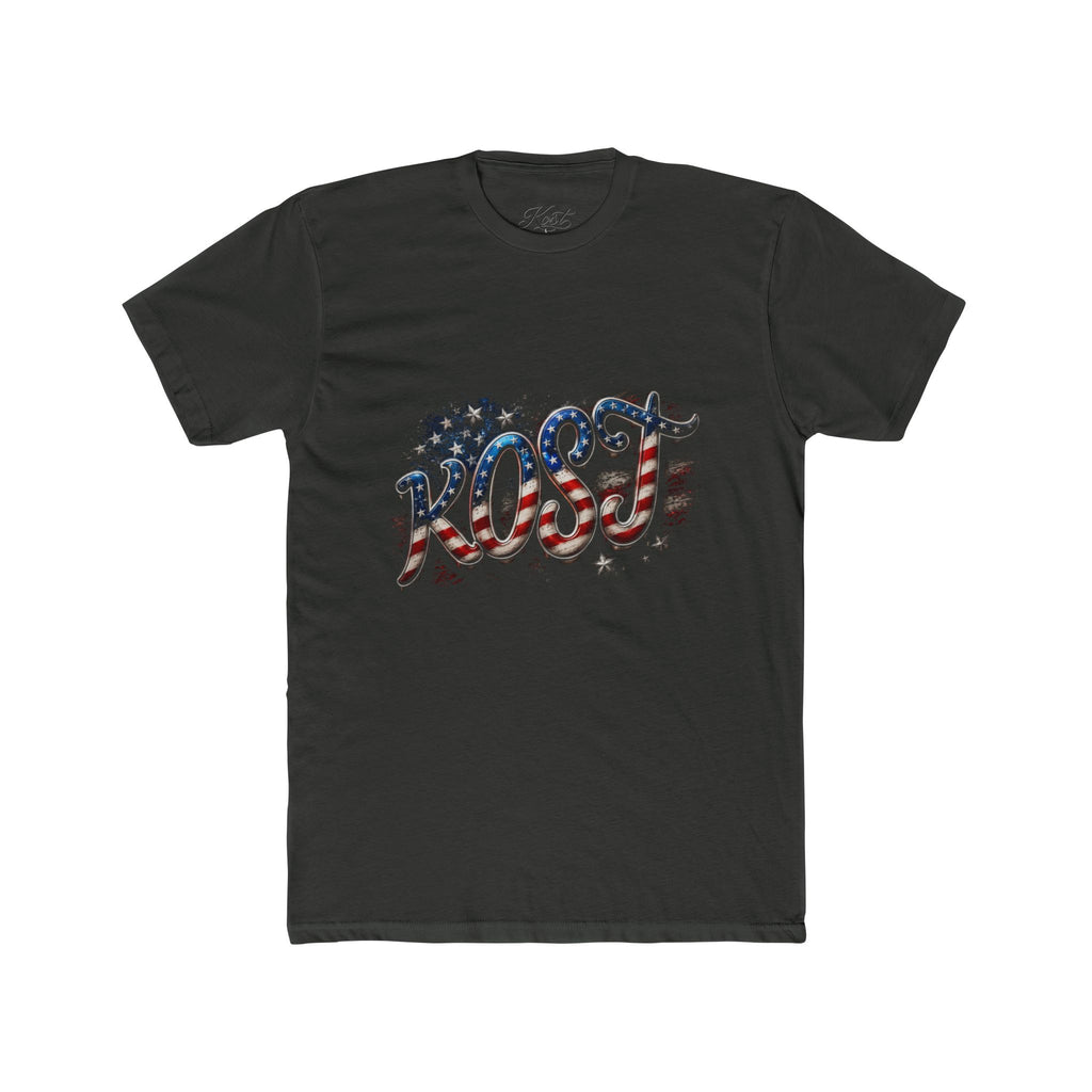 KOST Americana Flag Script T-Shirt — Patriotic 4th of July Graphic Tee