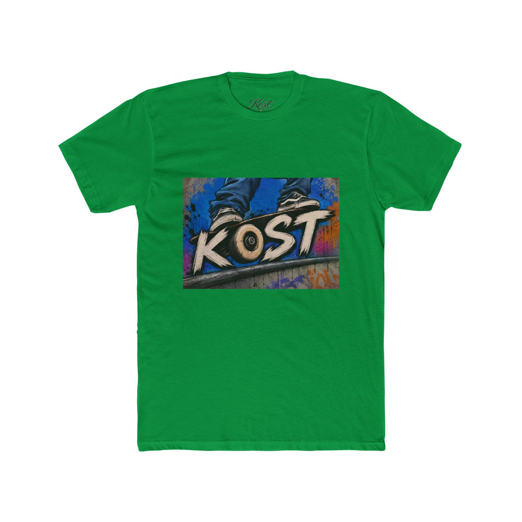 Kost Skateboard Graphic Tee — Retro Street Art Skate T-Shirt