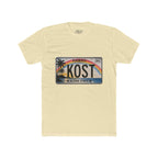 Hawaii License Plate Tee – KOST Aloha State Retro Palm Rainbow T-Shirt