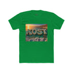 Lost Beach Sunset T‑Shirt — Scenic Ocean Typography Tee