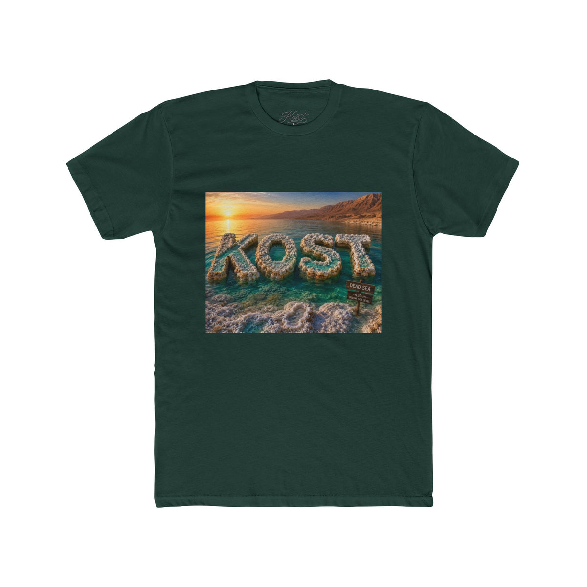 Lost Beach Sunset T‑Shirt — Scenic Ocean Typography Tee