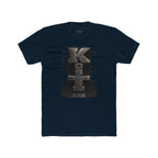 Kosl Vertical Monogram Tee — Bold Industrial Lettering Graphic T‑Shirt