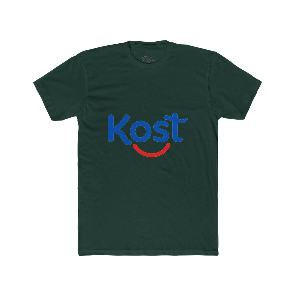 Kost Smile Logo Tee — Minimal Graphic Cotton Crew T-Shirt