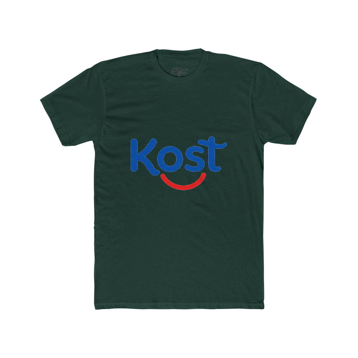 Kost Smile Logo Tee — Minimal Graphic Cotton Crew T-Shirt