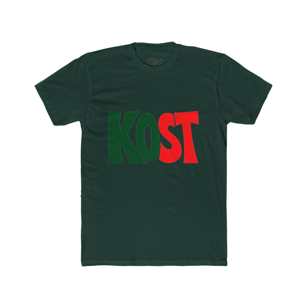 KOST Bold Logo Tee — Retro Red & Green Graphic T-Shirt