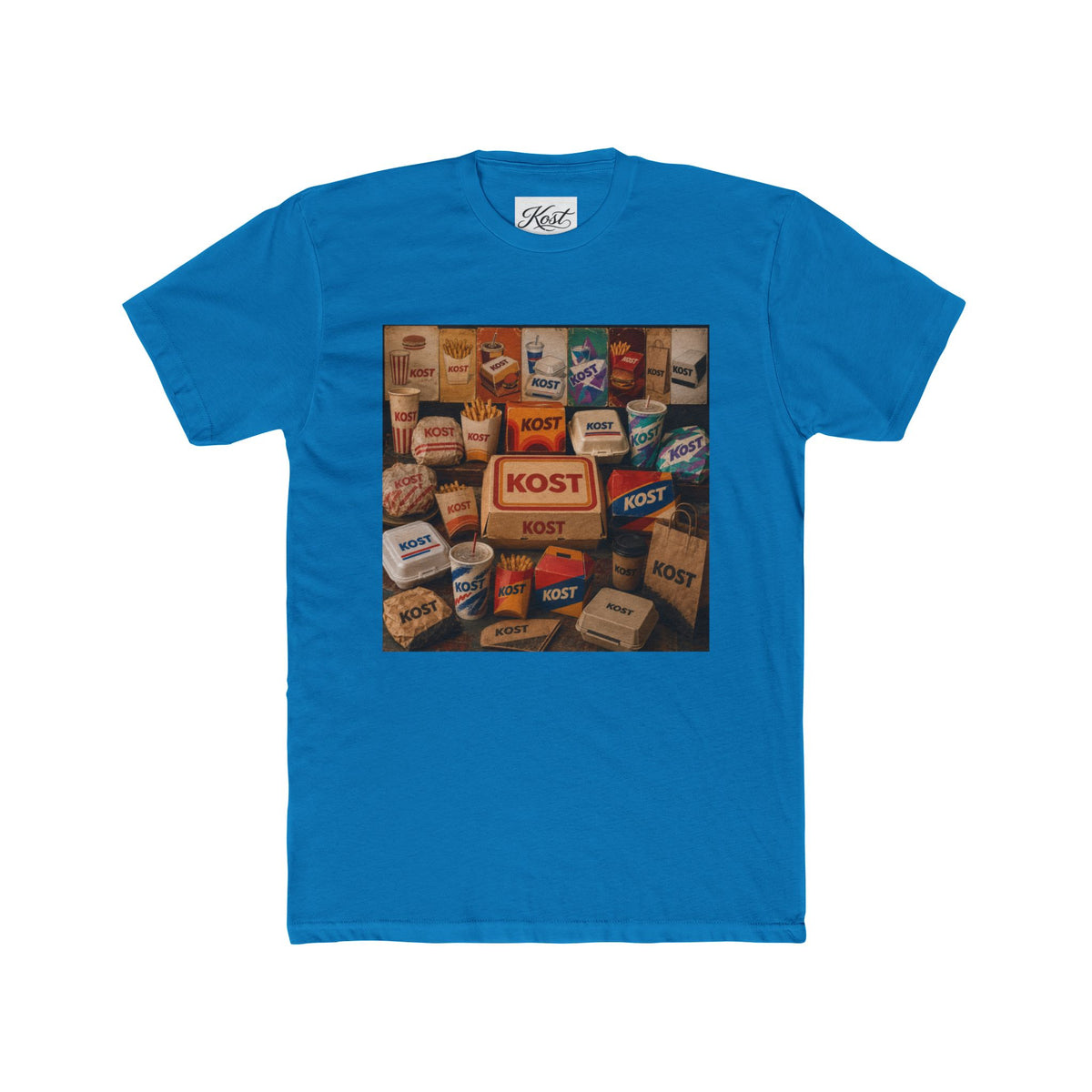 Vintage Soap Bar Collection Tee — 'KOST' Retro Packaging Graphic T-Shirt