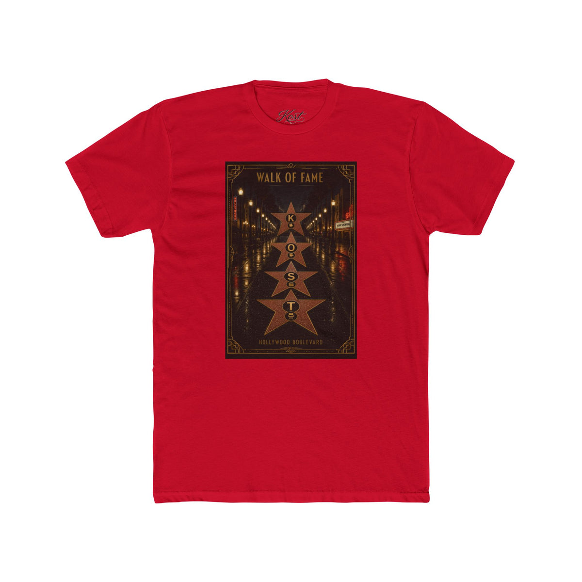 Walk of Fame Graphic Tee – Vintage Hollywood Star Design