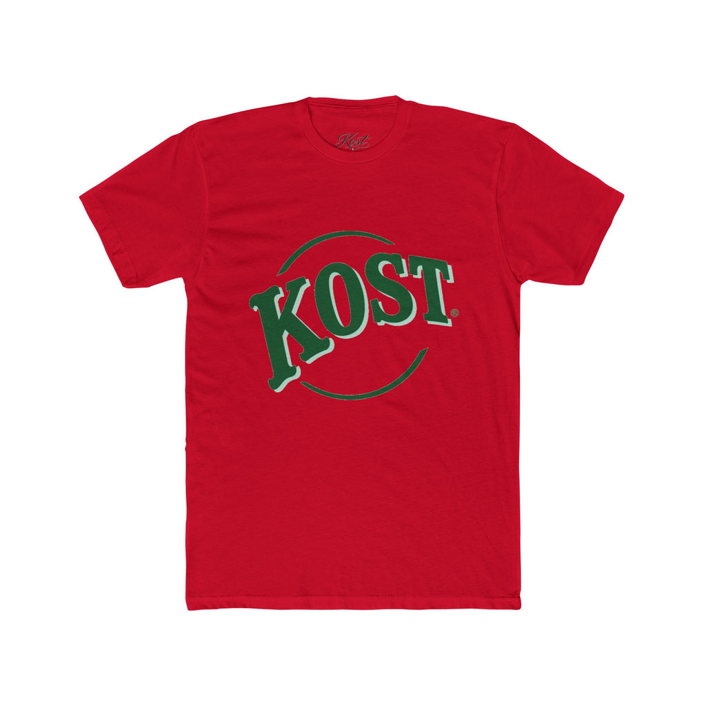 KOST Vintage Logo Tee — Green Retro Circle Graphic T-Shirt