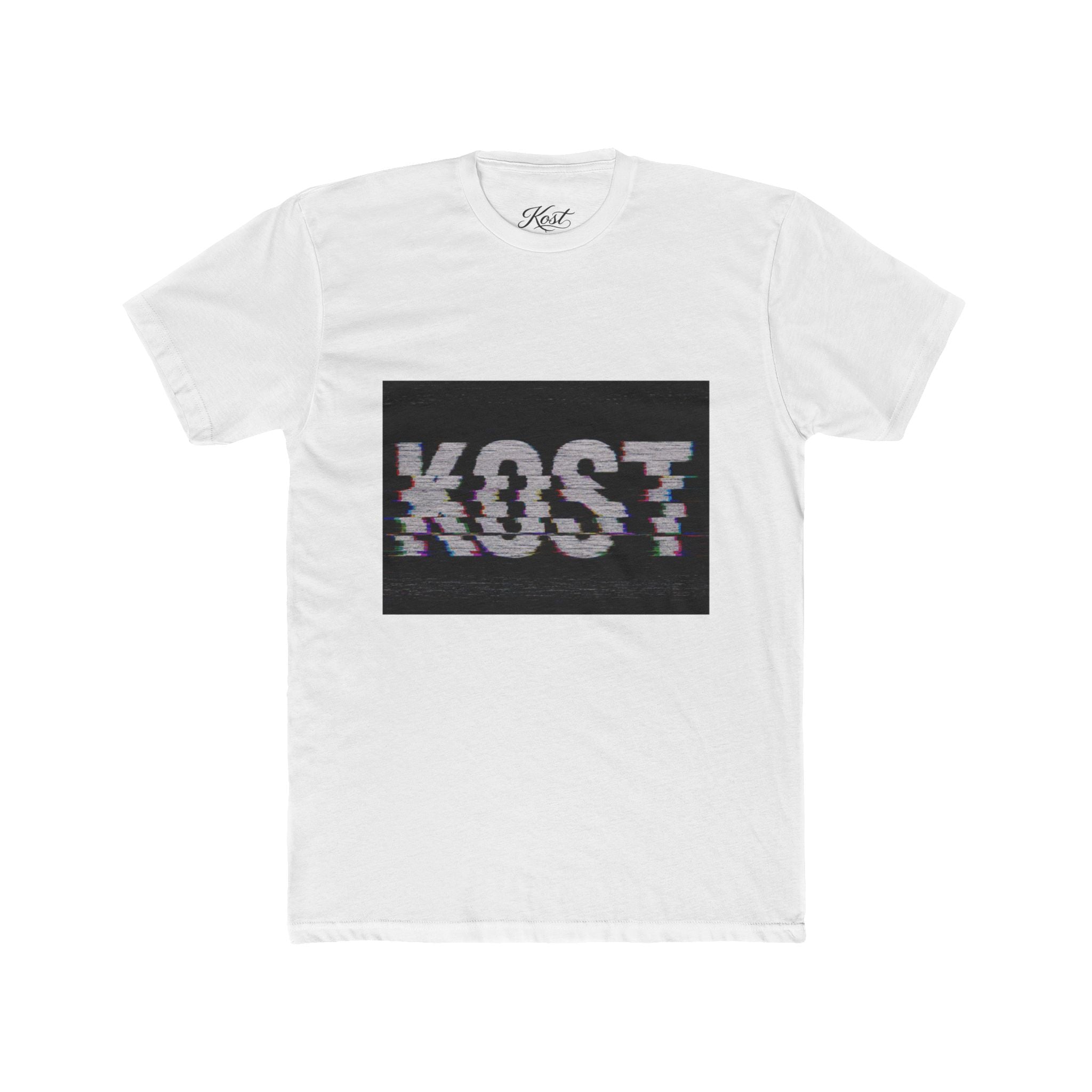 KOST Glitch Logo Tee — Retro Vaporwave Graphic T‑Shirt