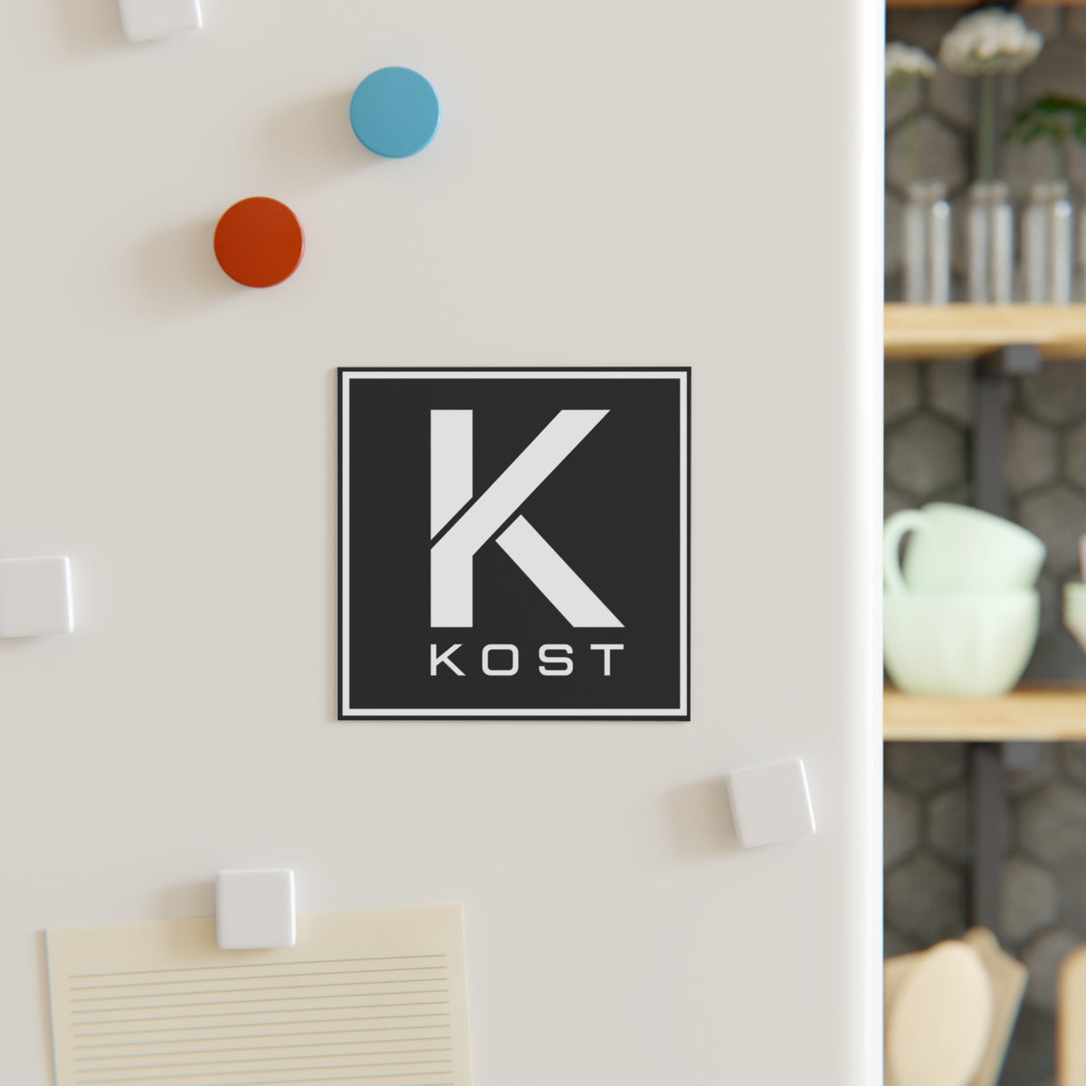 KOST Logo Square Magnet