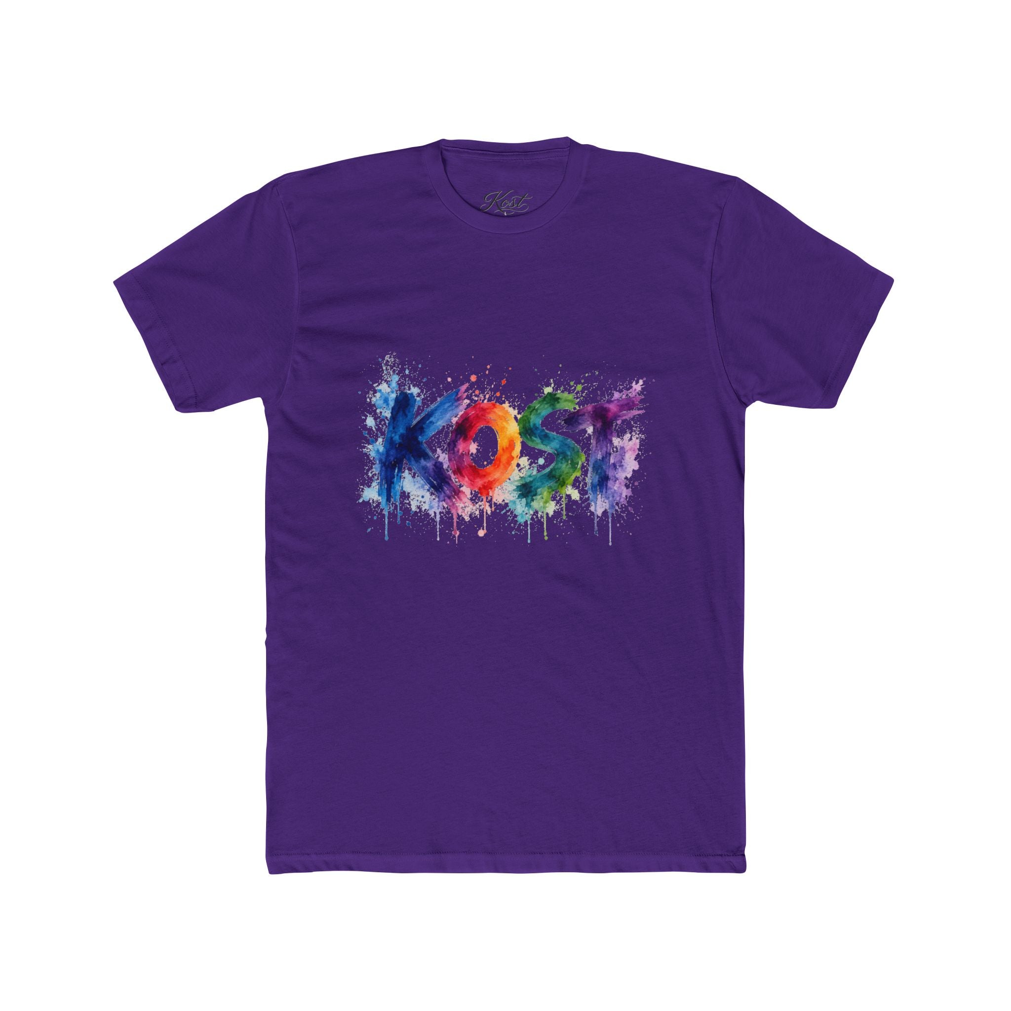 KOST Color Splash Tee — Rainbow Paint Drip Graphic T-Shirt