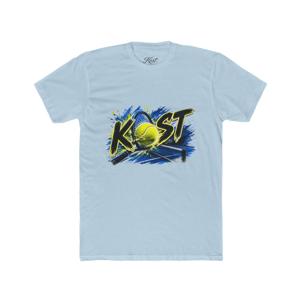 Tennis Graphic Tee — "KOST" Bold Tennis Ball Design