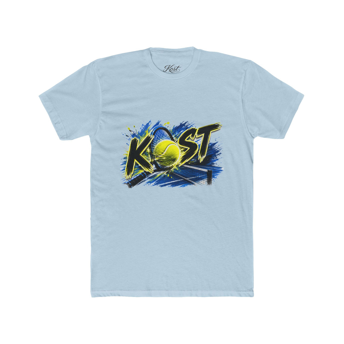 Tennis Graphic Tee — "KOST" Bold Tennis Ball Design