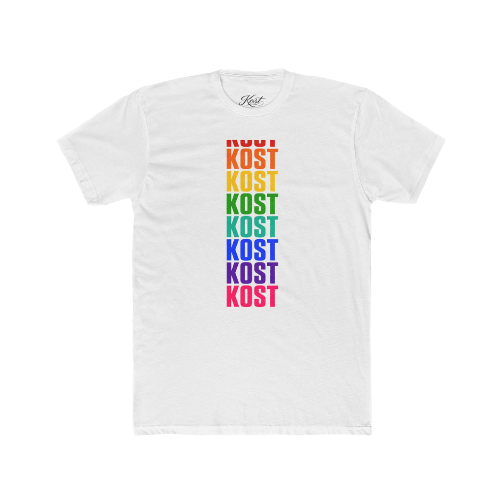 KOST Rainbow Vertical Text Tee