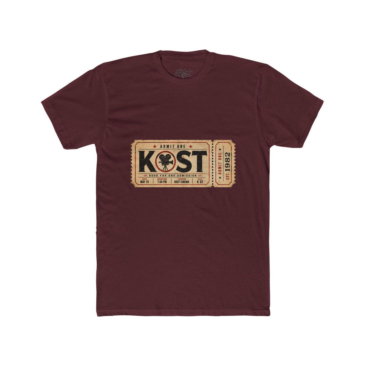 KØST Retro Ticket Graphic T-Shirt