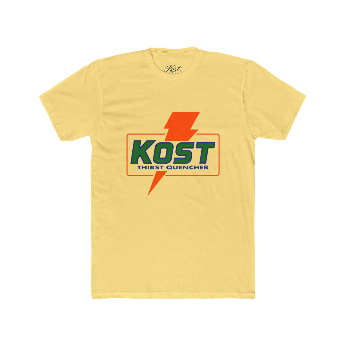 Kost Thirst Quencher Tee — Retro Lightning Soda Logo T-Shirt