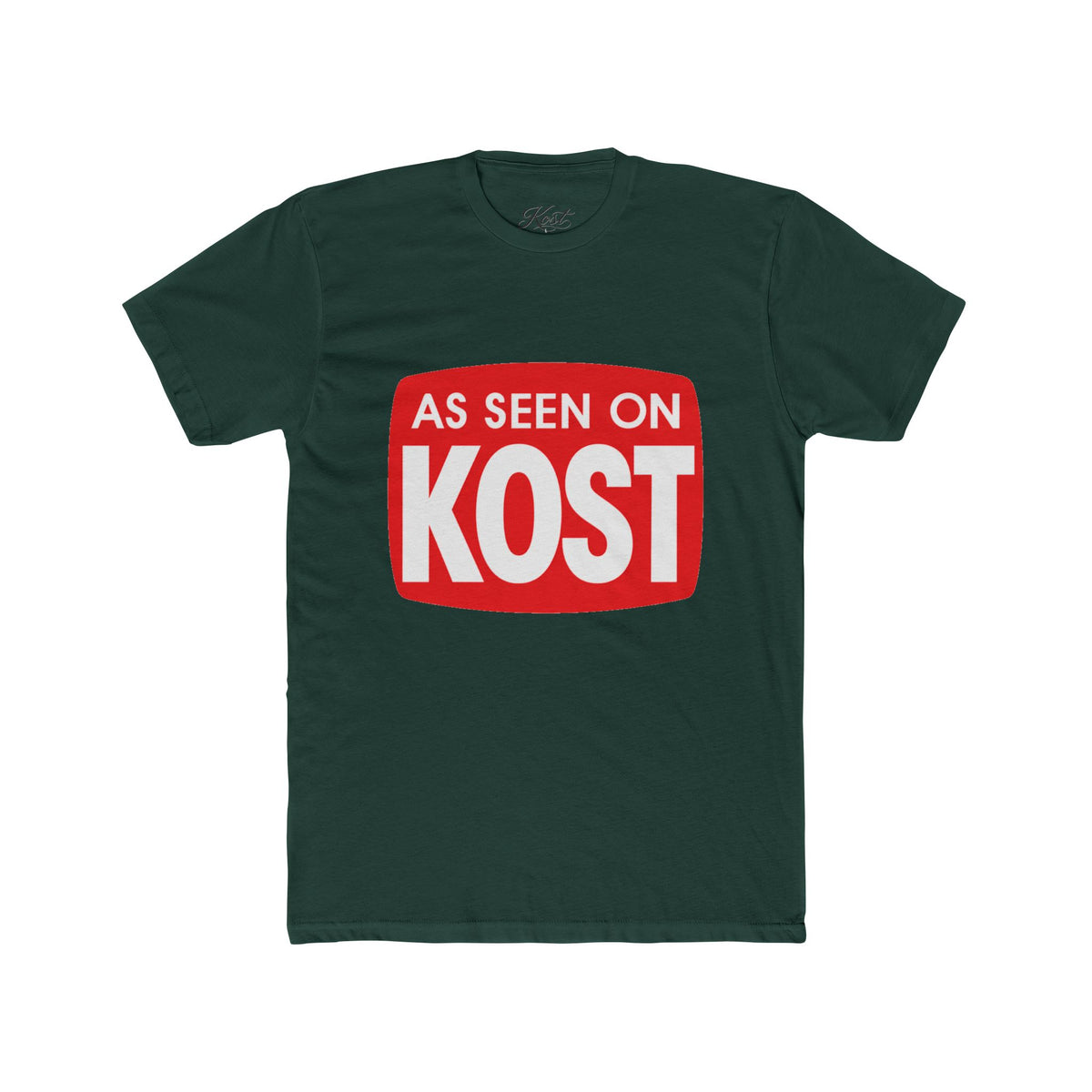 As Seen On KOST Tee — Retro Red Logo Graphic T‑Shirt