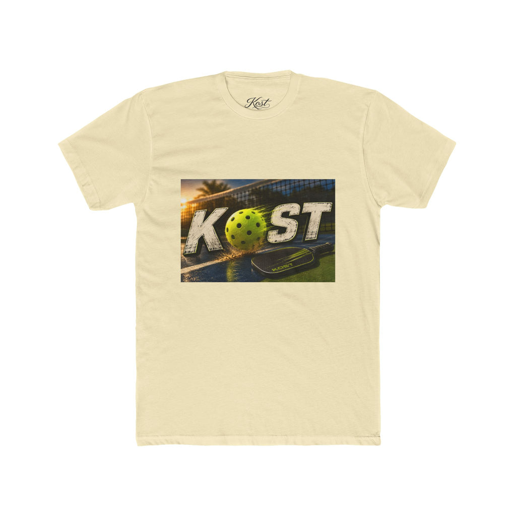 Pickleball Coast Graphic Tee — "COAST" Sunset Court Design
