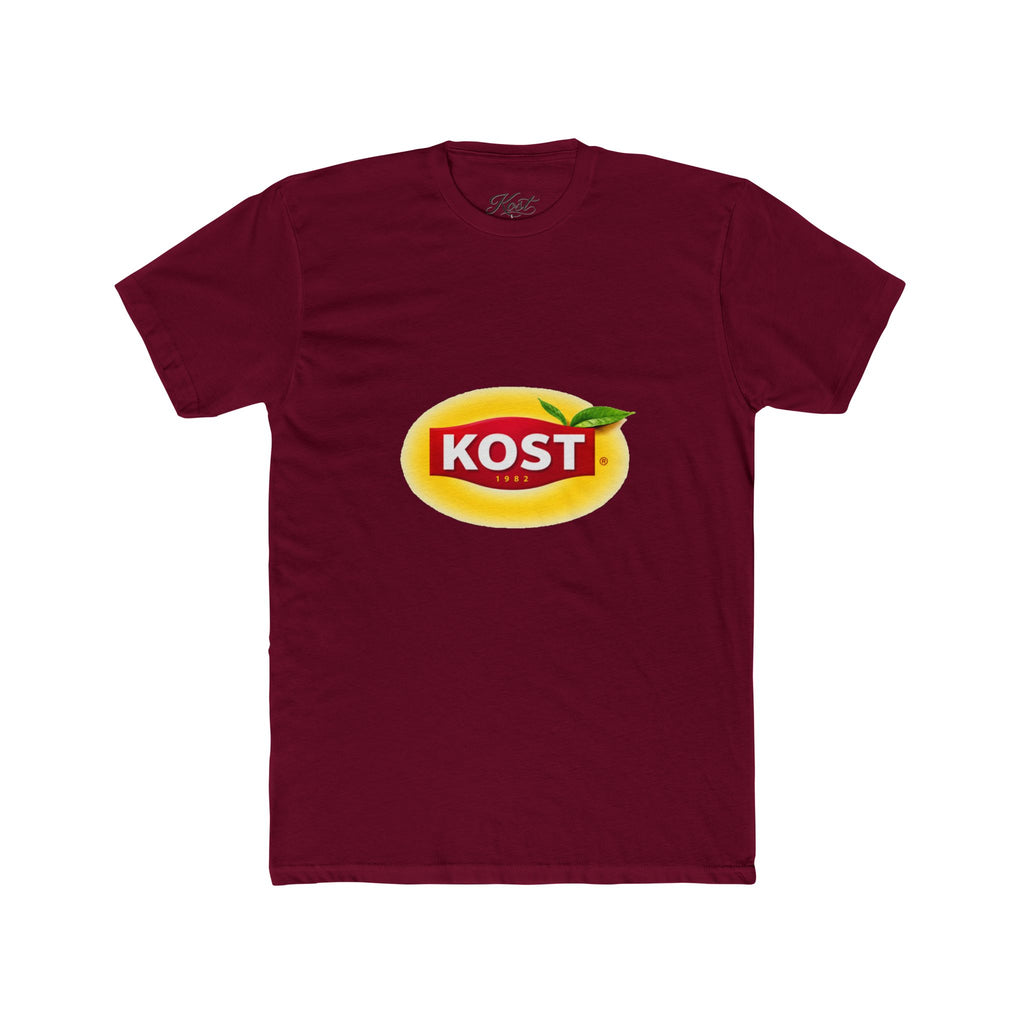 KOST Mango Logo Tee — Retro Fruit Brand Graphic T-Shirt