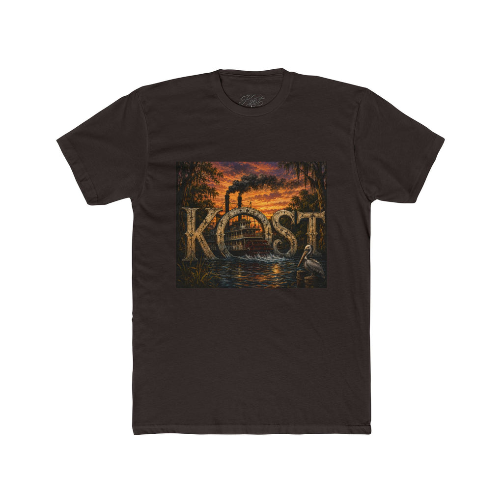 Köst Sunset Steam Tee — Vintage Riverboat Graphic T-Shirt