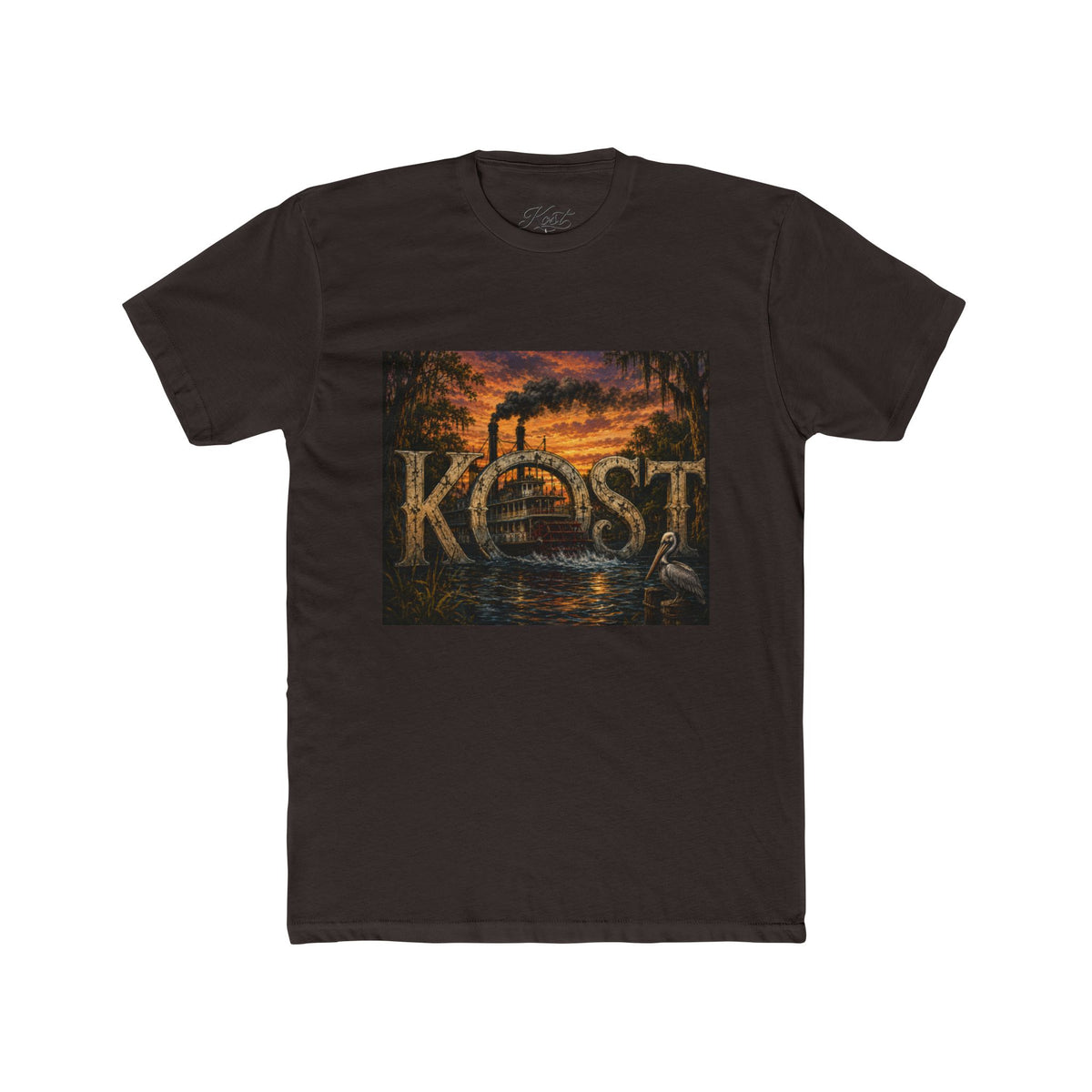 Köst Sunset Steam Tee — Vintage Riverboat Graphic T-Shirt
