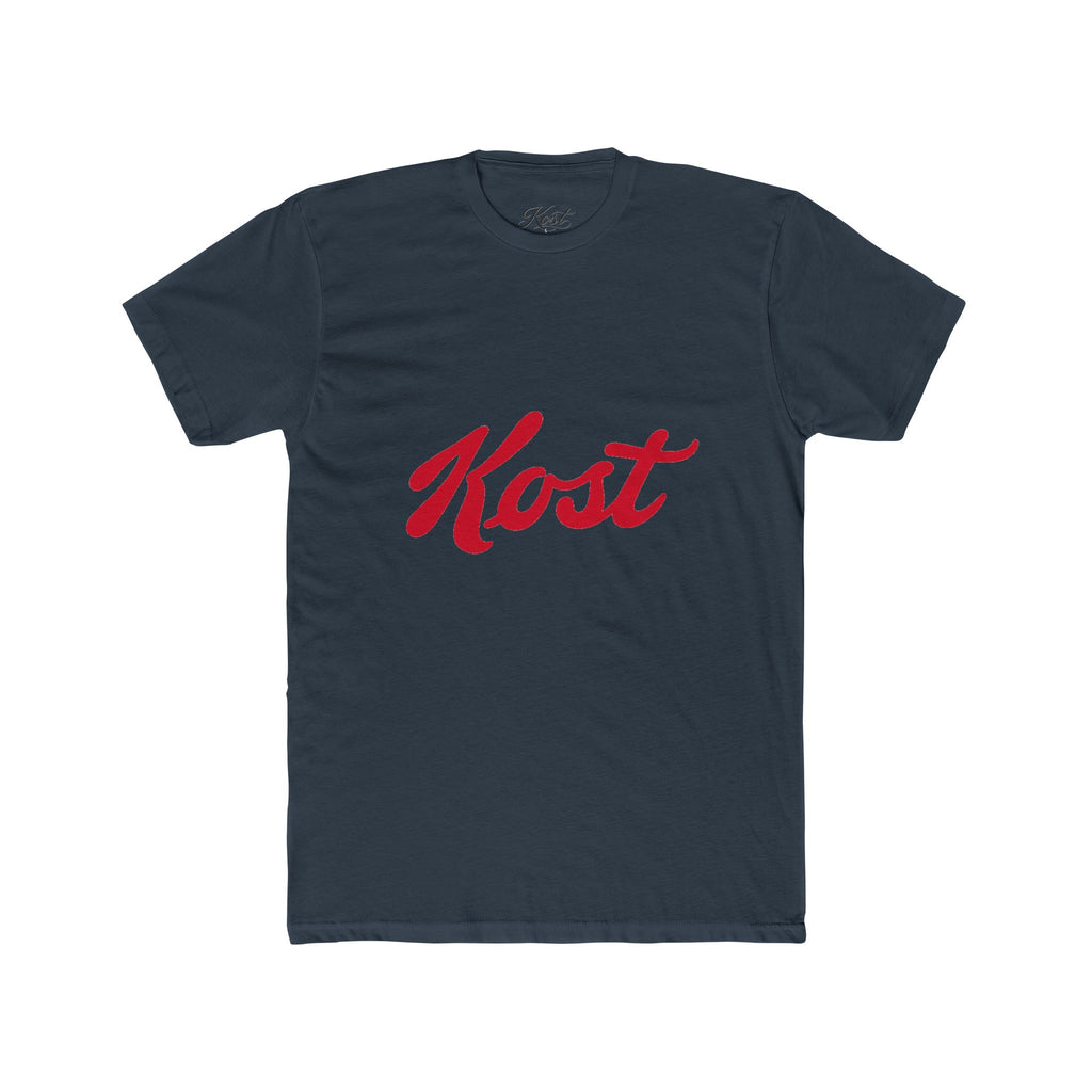 Kost Script Logo Tee — Minimal Retro Graphic T-Shirt
