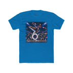Surfing Skateboarder Graphic Tee — "KOST" Retro Skate Skatepark Shirt