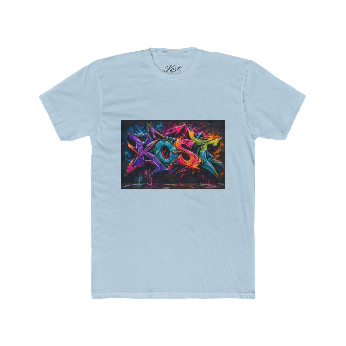 Abstract Neon Graffiti Tee