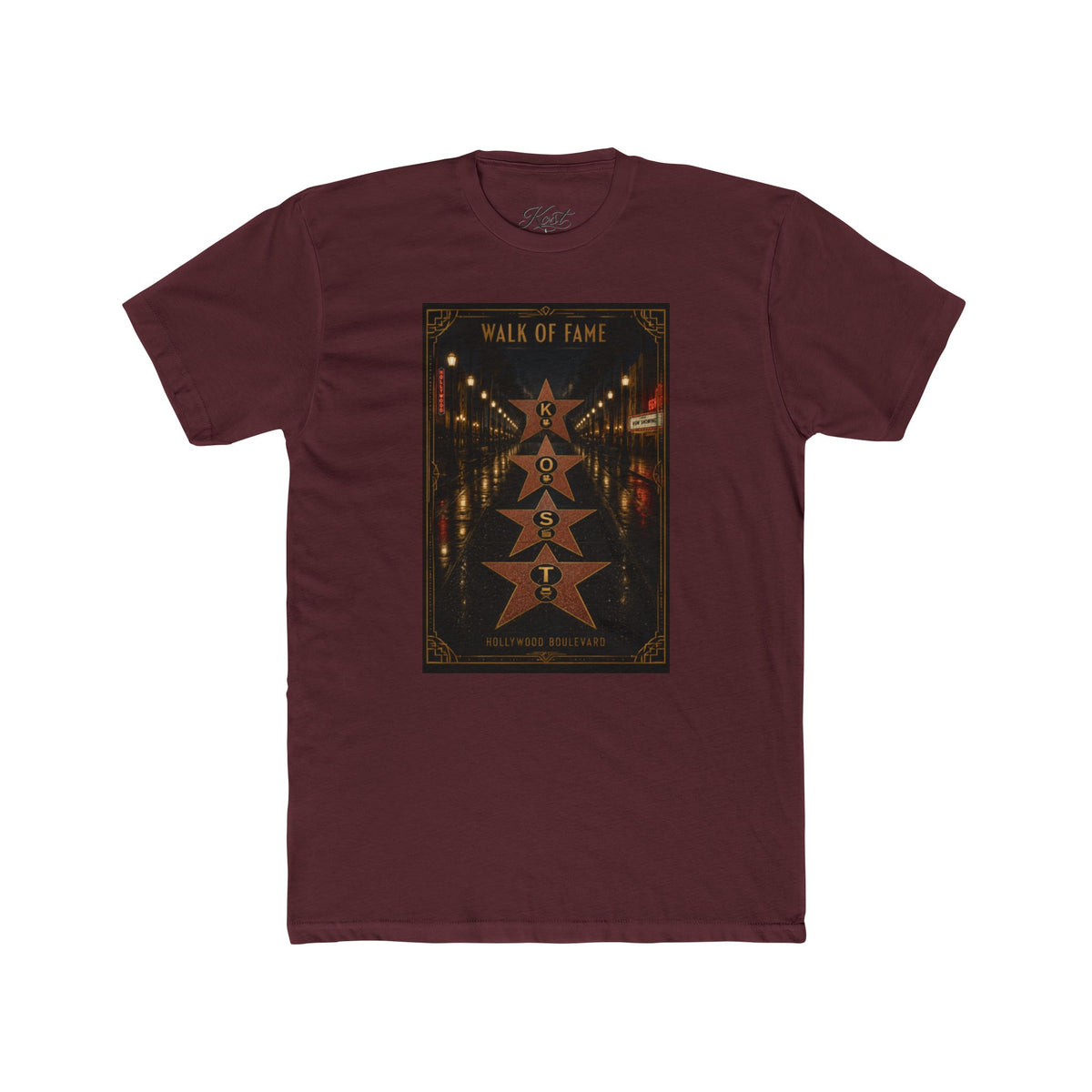 Walk of Fame Graphic Tee – Vintage Hollywood Star Design