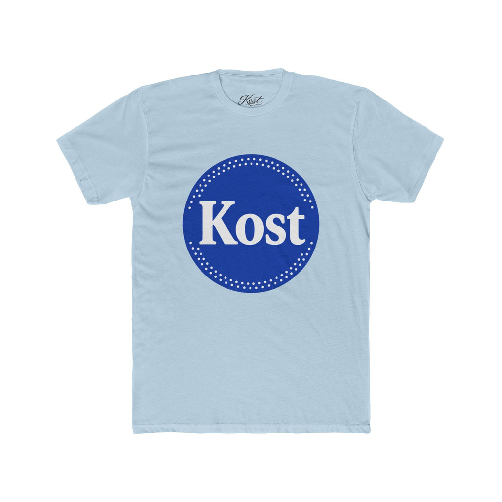 Kost Logo Tee — Vintage Blue Circle Graphic T‑Shirt