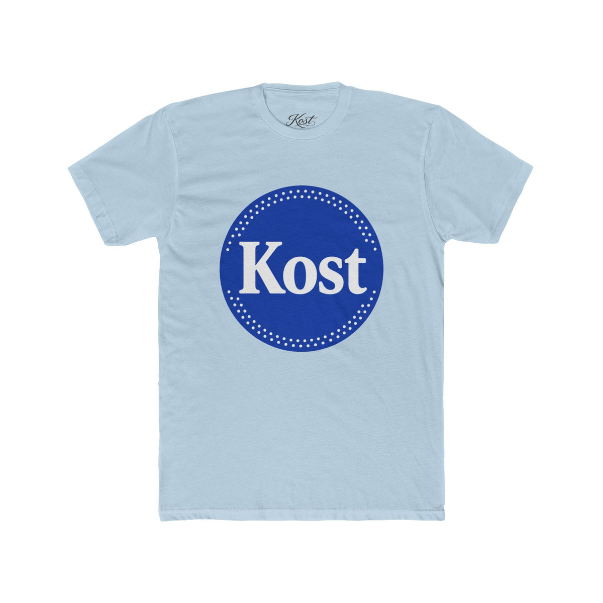 Kost Logo Tee — Vintage Blue Circle Graphic T‑Shirt