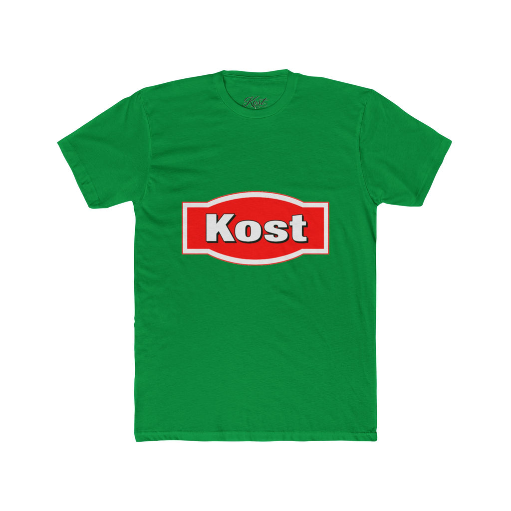 Kost Logo Crew Tee — Retro Red Badge Graphic T‑Shirt