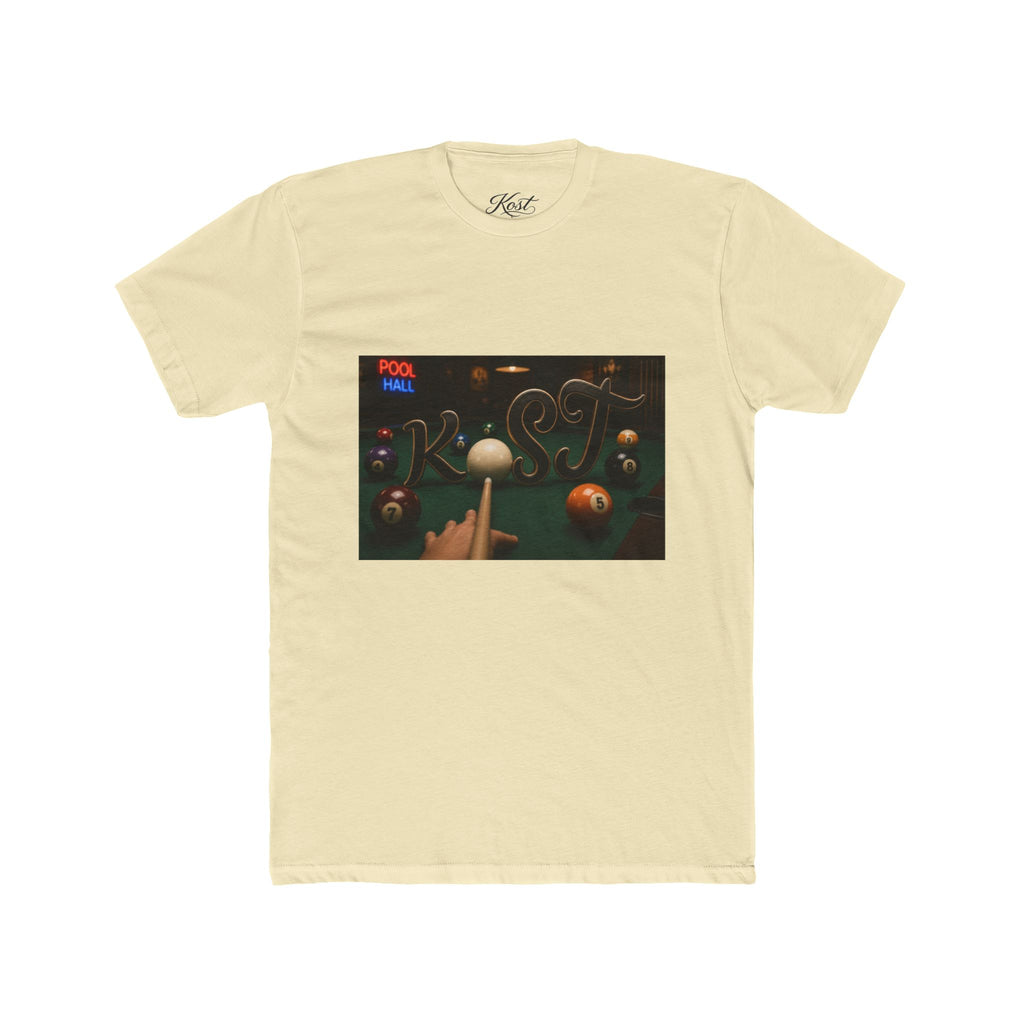 Pool Hall Vibes Tee — Retro Billiards Graphic T-Shirt