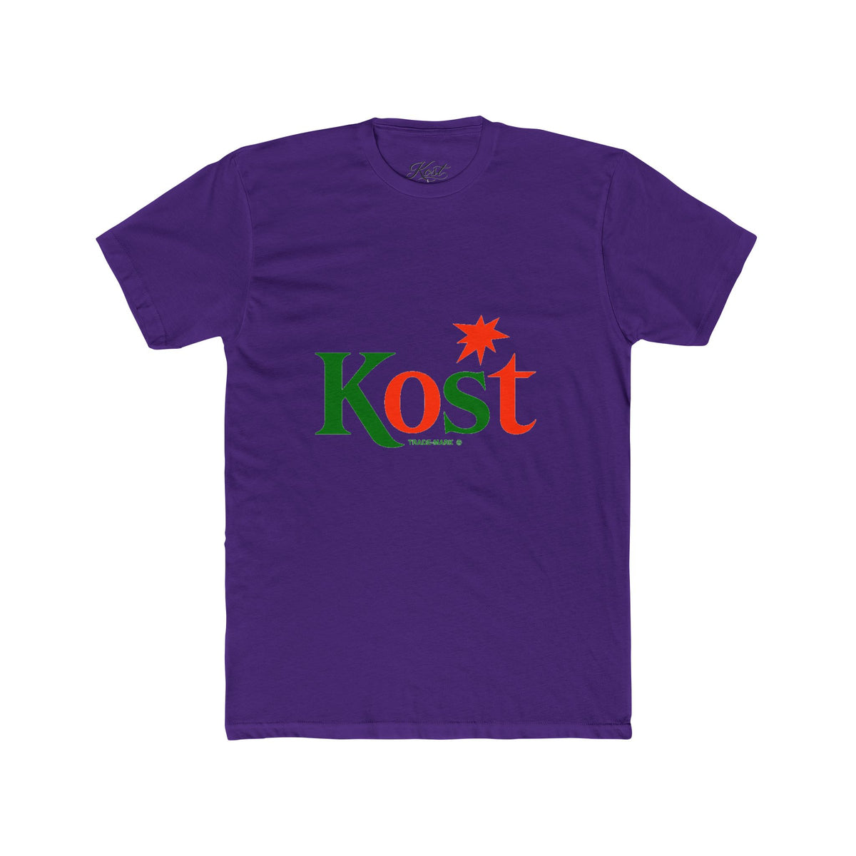 Kost Logo Tee — Retro Green & Red Graphic T-Shirt