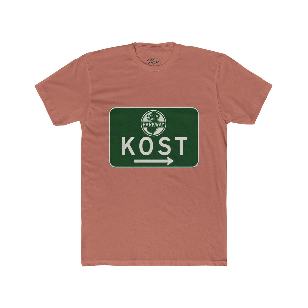 Kost Parkway Road Sign T‑Shirt — Retro Green Route Graphic Tee