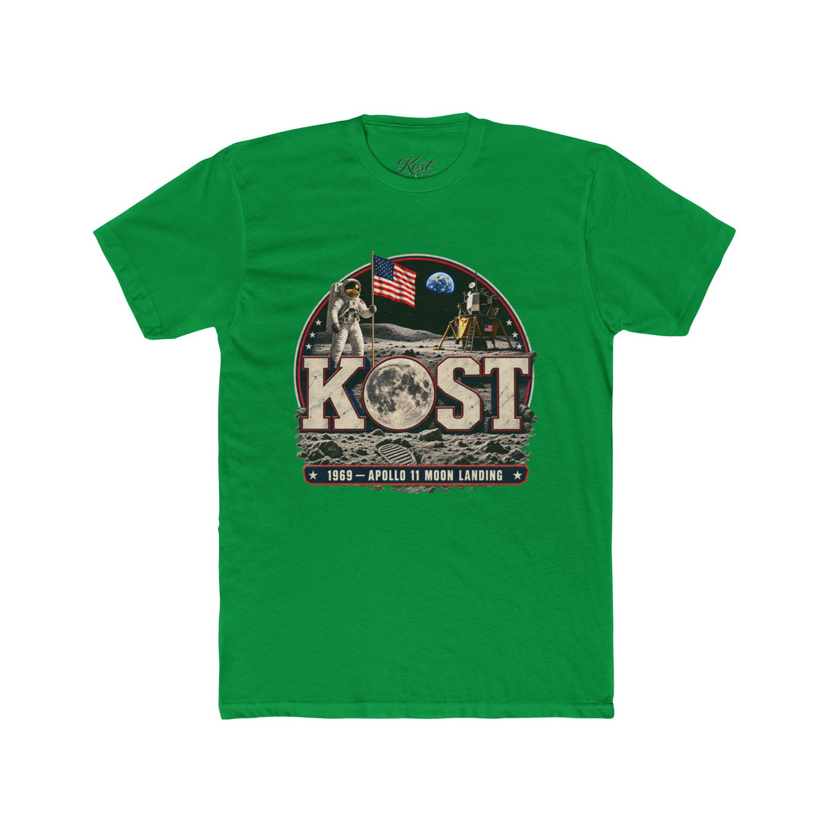 Apollo Moon Landing Tee — Vintage KOST NASA Graphic T-Shirt