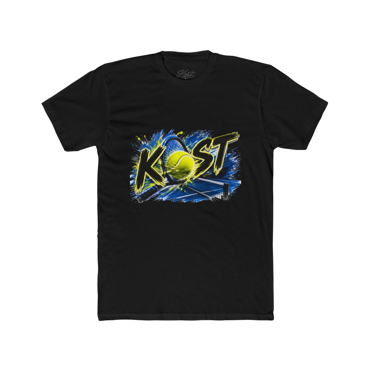 Tennis Graphic Tee — "KOST" Bold Tennis Ball Design