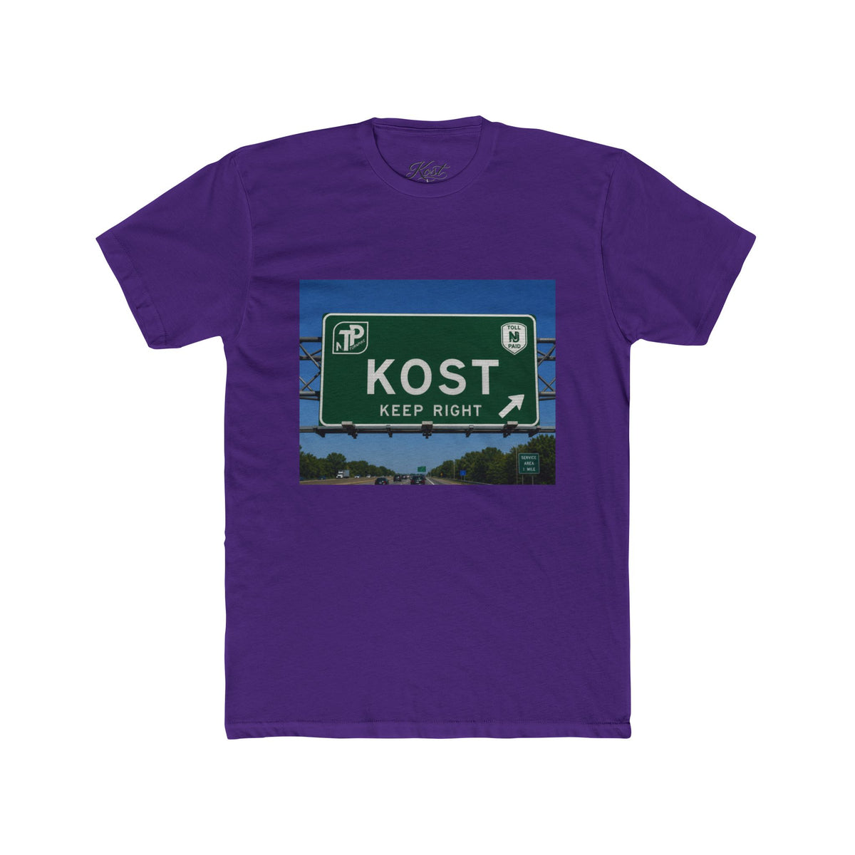 KOST Keep Right Road Sign T-Shirt