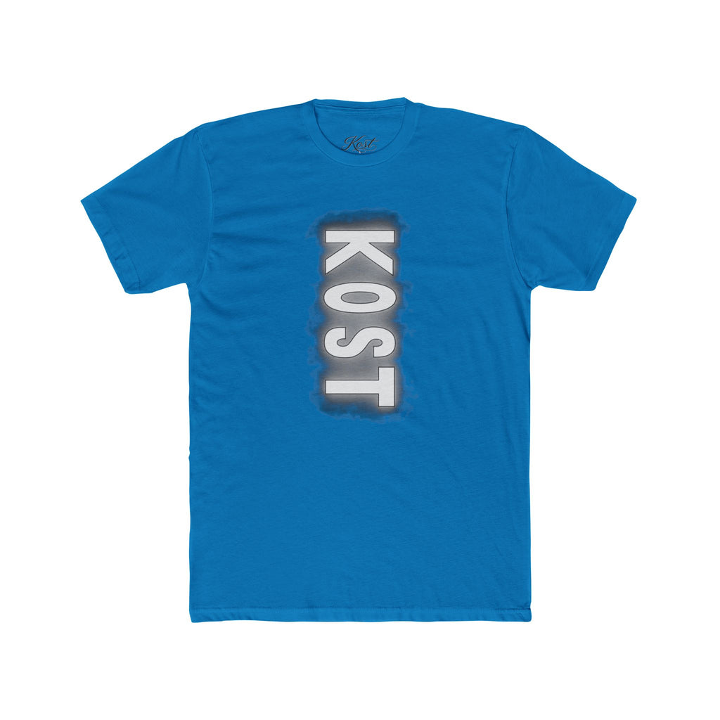 KOST Vertical Logo Tee — Grunge Vertical Graphic T-Shirt