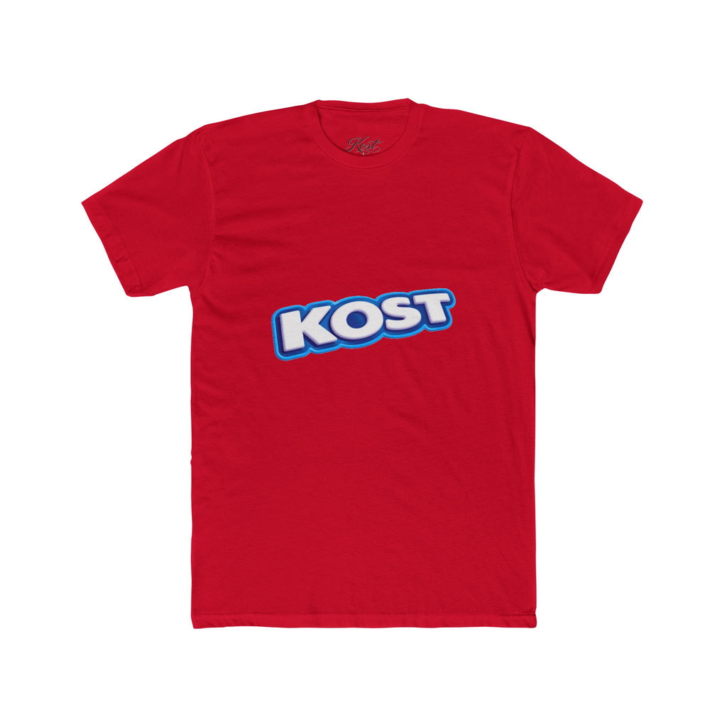 KOST Logo Tee — Retro Blue Gradient Graphic T-Shirt