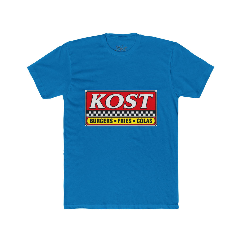 KOST Burgers • Fries • Colas Tee — Retro Diner Logo T-Shirt