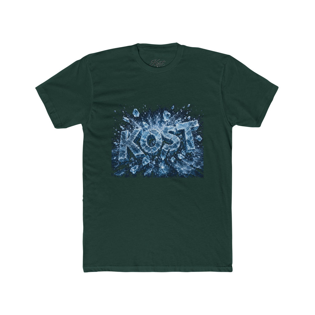 KOST Abstract Blue Graphic Cotton Crew Tee