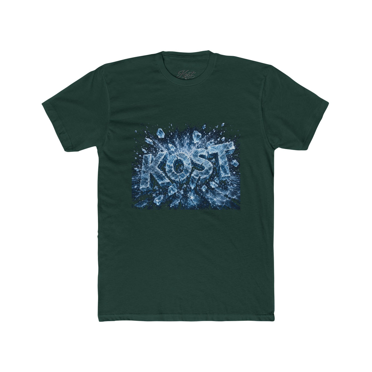 KOST Abstract Blue Graphic Cotton Crew Tee