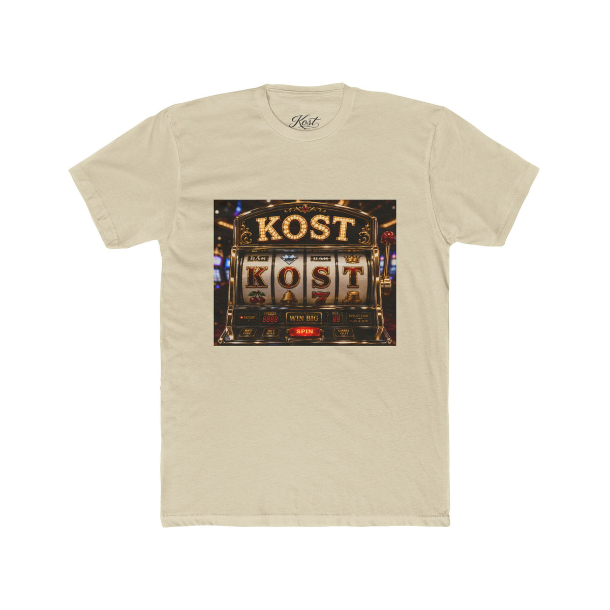 KOST Slot Machine Graphic Tee — Casino Retro Vintage Vegas Shirt
