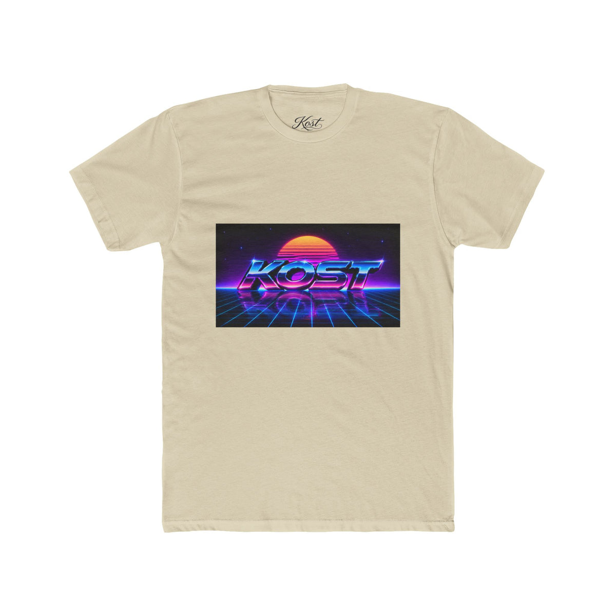 KOST Retro Neon Vaporwave Graphic T-Shirt