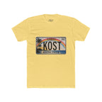 Hawaii License Plate Tee – KOST Aloha State Retro Palm Rainbow T-Shirt