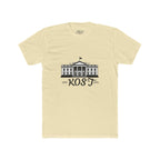White Tee with Presidential Building Graphic & KOST Text