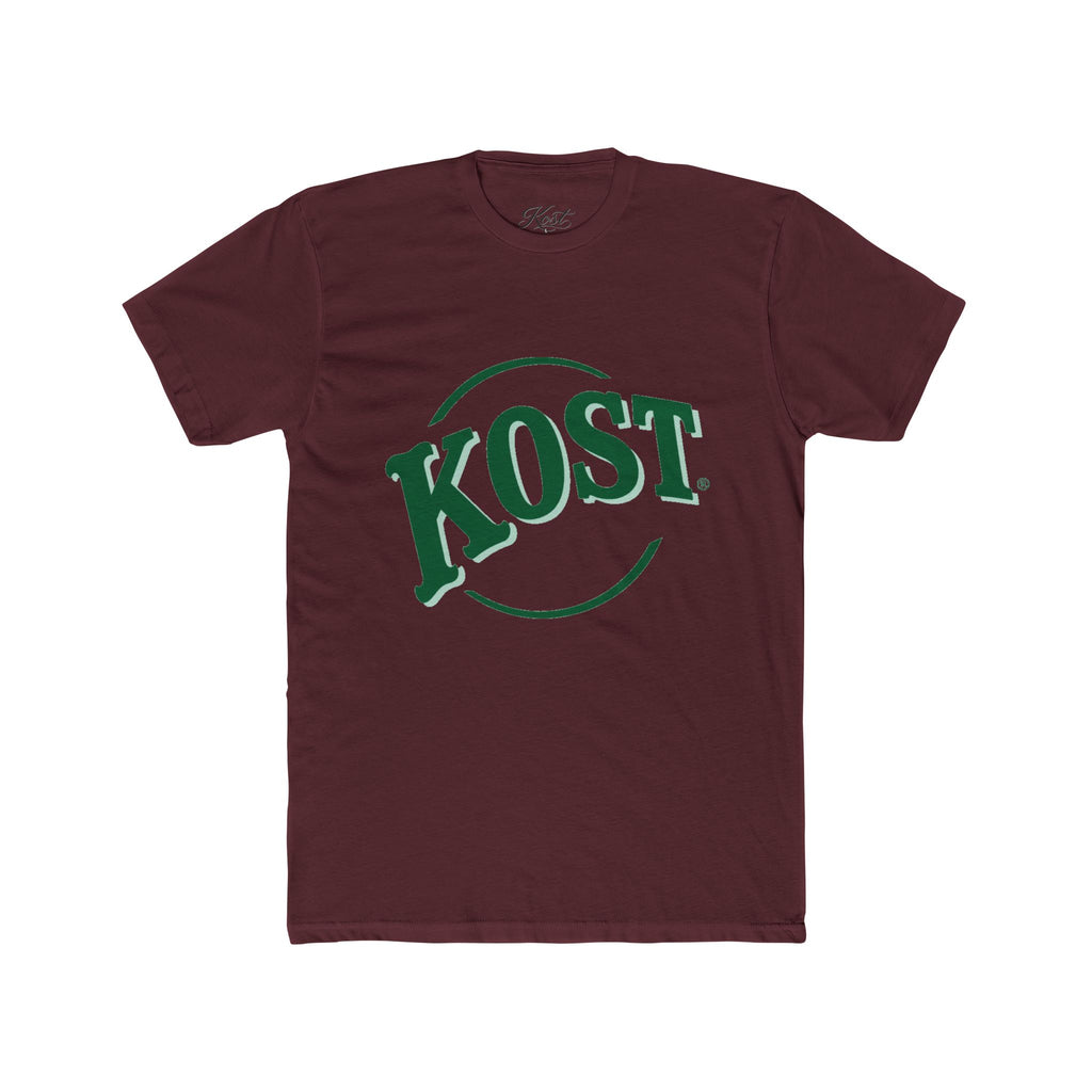 KOST Vintage Logo Tee — Green Retro Circle Graphic T-Shirt